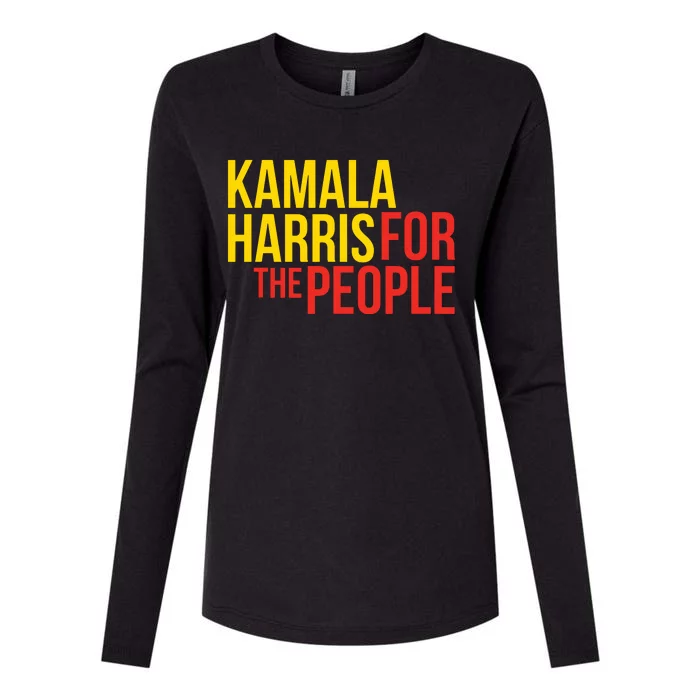 Kamala Harris For The People Kamala Womens Cotton Relaxed Long Sleeve T-Shirt