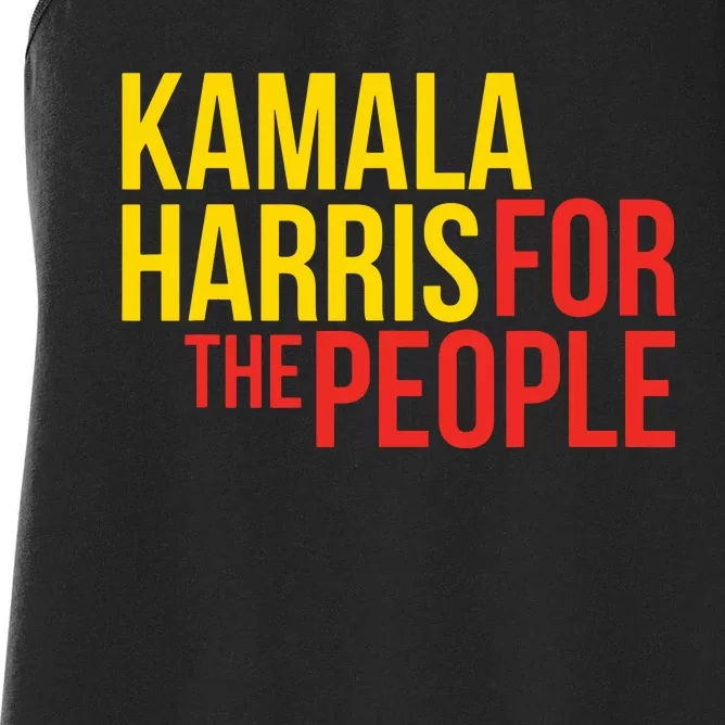 Kamala Harris For The People Kamala Women's Racerback Tank