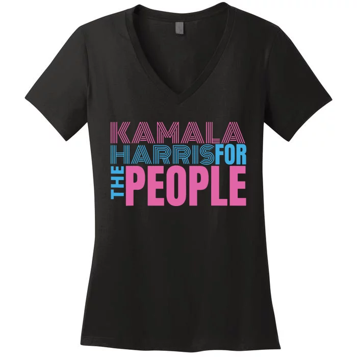 Kamala Harris For The People Women's V-Neck T-Shirt