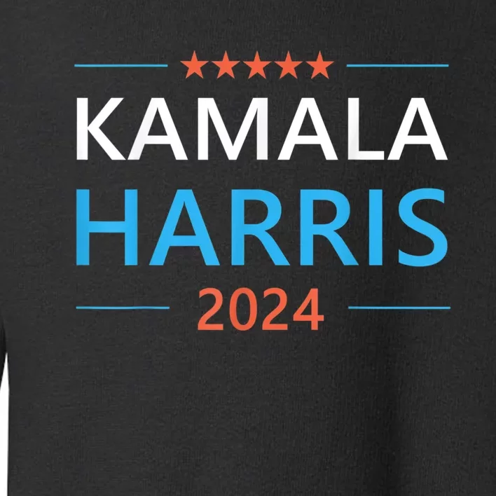 Kamala Harris For The People President 2024 Toddler Sweatshirt