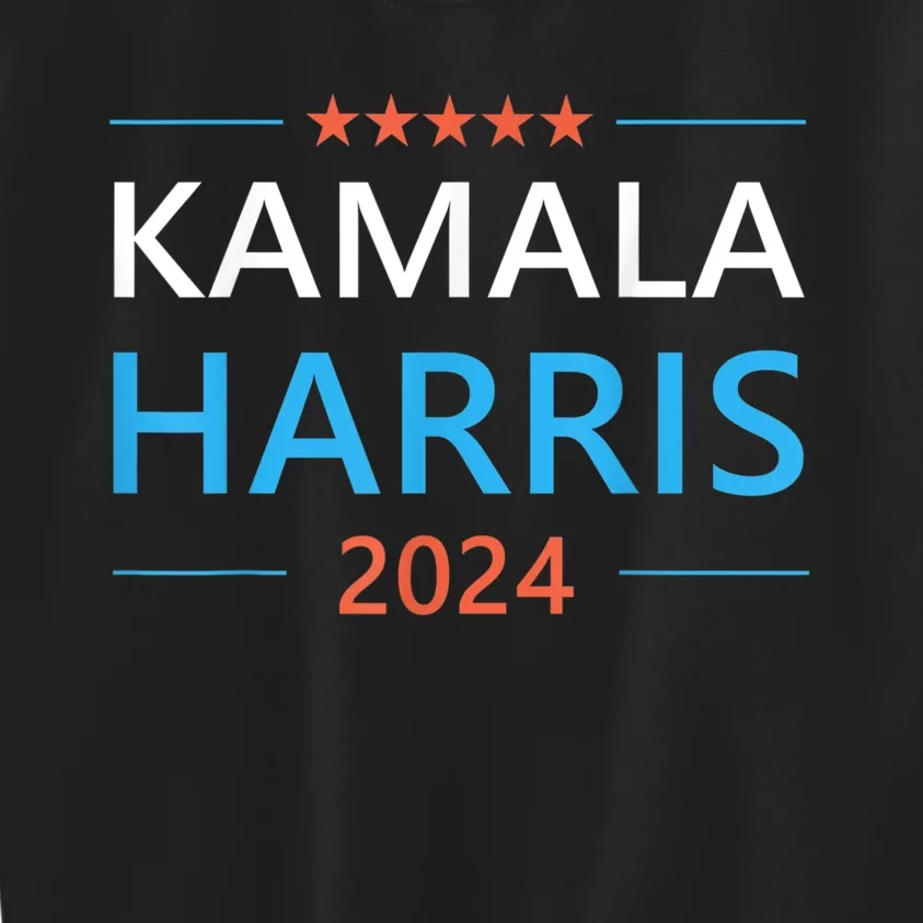 Kamala Harris For The People President 2024 Kids Sweatshirt