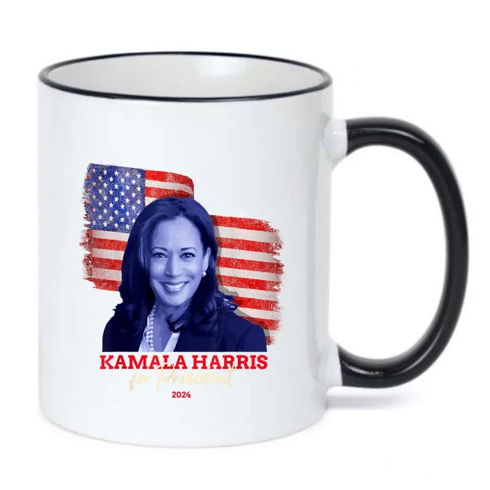 Kamala Harris For President 2024 Madam Vice President Black Color Changing Mug