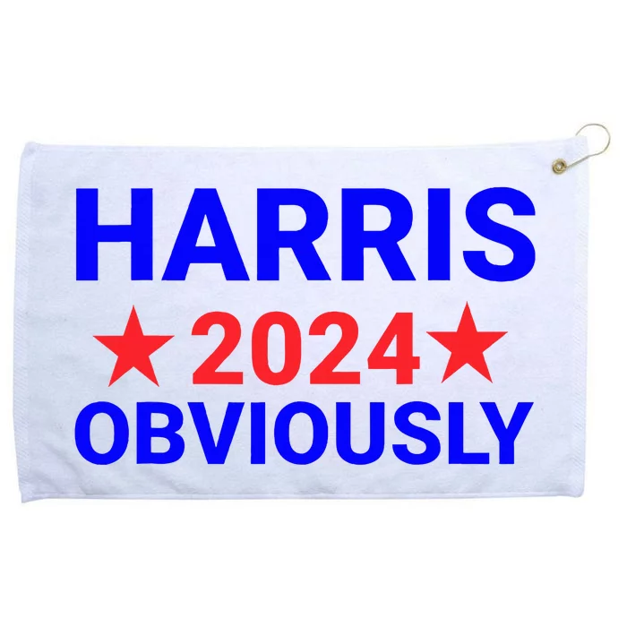 Kamala Harris For President Obviously Grommeted Golf Towel