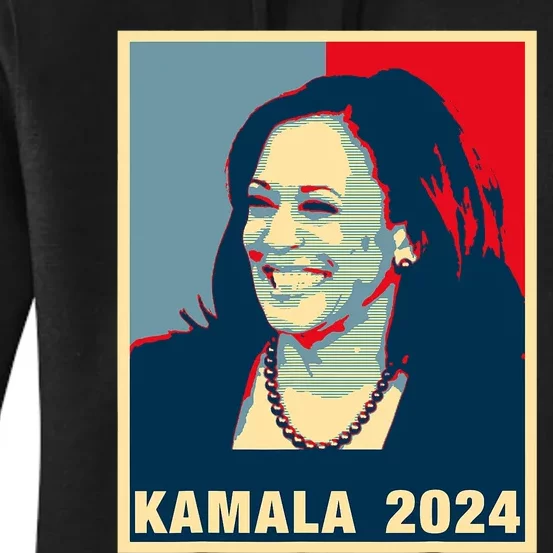 Kamala Harris For President 2024 Madam Vice President Women's Pullover Hoodie