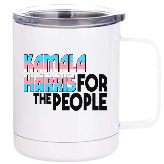 Kamala Harris For President Lgbt Kamala Harris Front & Back 12oz Stainless Steel Tumbler Cup