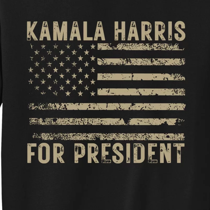 Kamala Harris For President 2024 Election Tall Sweatshirt