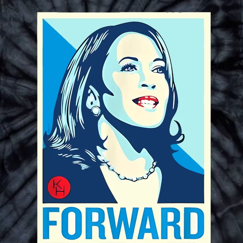 Kamala Harris Forward Tie-Dye T-Shirt