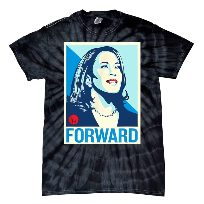 Kamala Harris Forward Tie-Dye T-Shirt