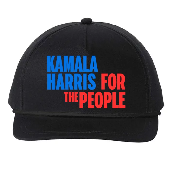 Kamala Harris For The People President 2024 Snapback Five-Panel Rope Hat