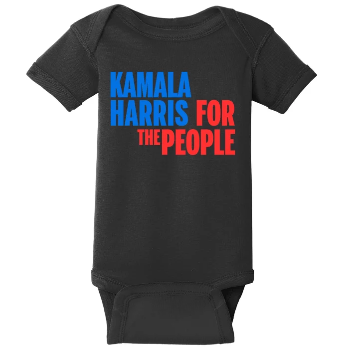 Kamala Harris For The People President 2024 Baby Bodysuit