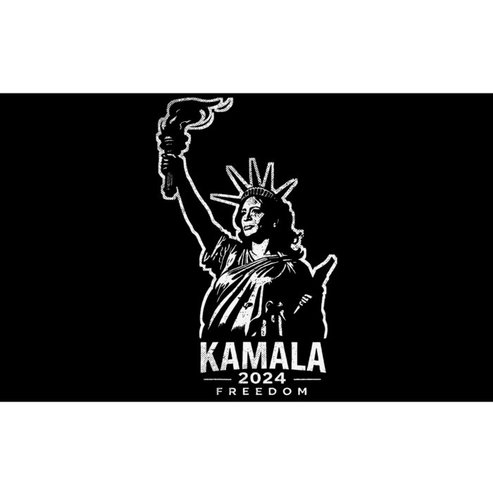 Kamala Harris For Freedom 2024 Campaign Lady Liberty Torch Bumper Sticker