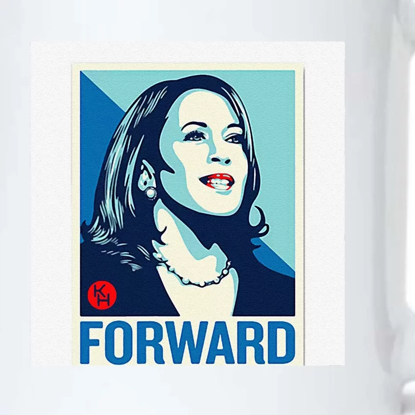 Kamala Harris Forward Black Color Changing Mug