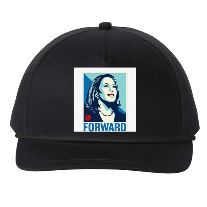 Kamala Harris Forward Snapback Five-Panel Rope Hat