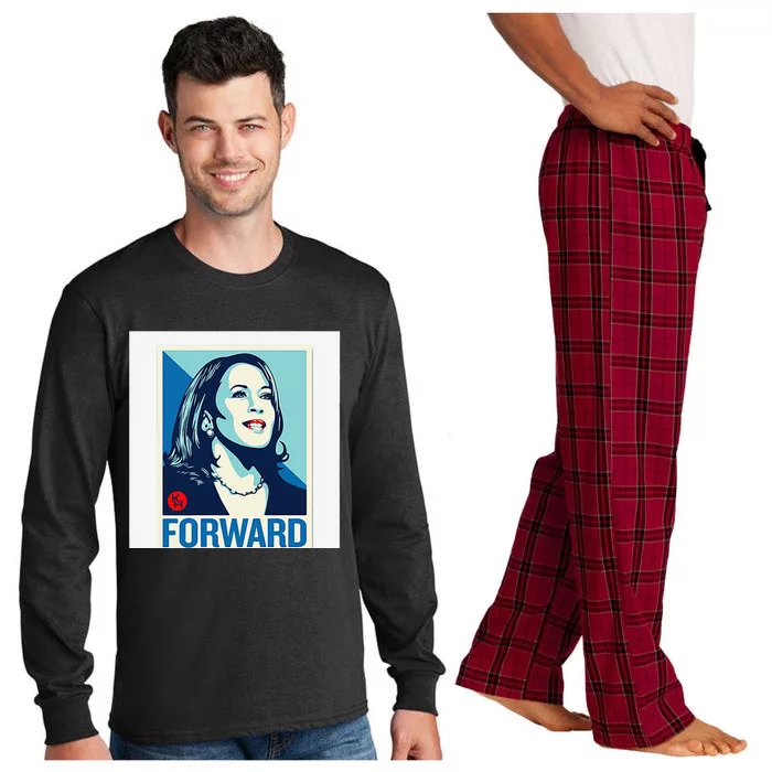 Kamala Harris Forward Long Sleeve Pajama Set