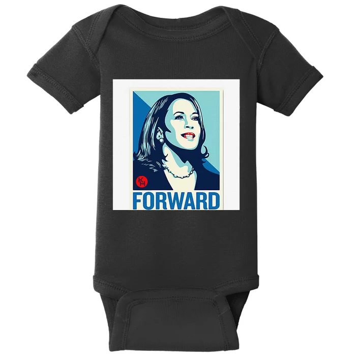 Kamala Harris Forward Baby Bodysuit