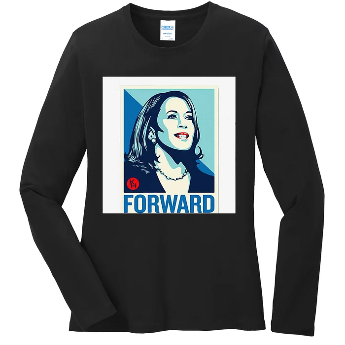 Kamala Harris Forward Ladies Long Sleeve Shirt