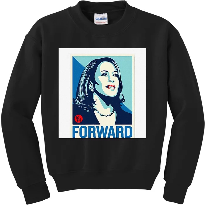 Kamala Harris Forward Kids Sweatshirt