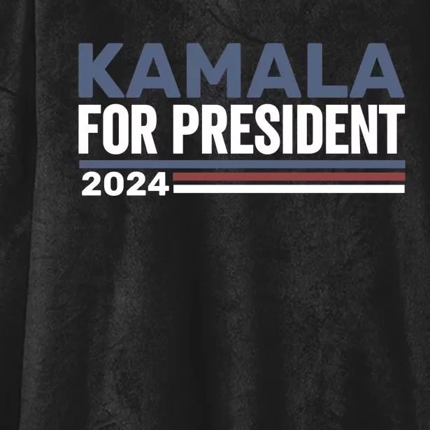 Kamala Harris For President 2024 Hooded Wearable Blanket