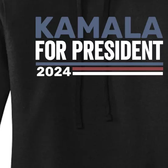 Kamala Harris For President 2024 Women's Pullover Hoodie