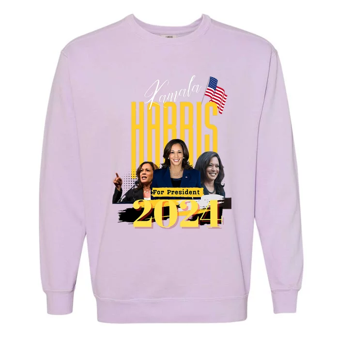 Kamala Harris For President 2024 Garment-Dyed Sweatshirt