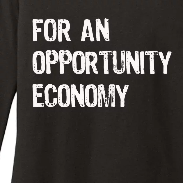 Kamala Harris For An Opportunity Economy Election Womens CVC Long Sleeve Shirt