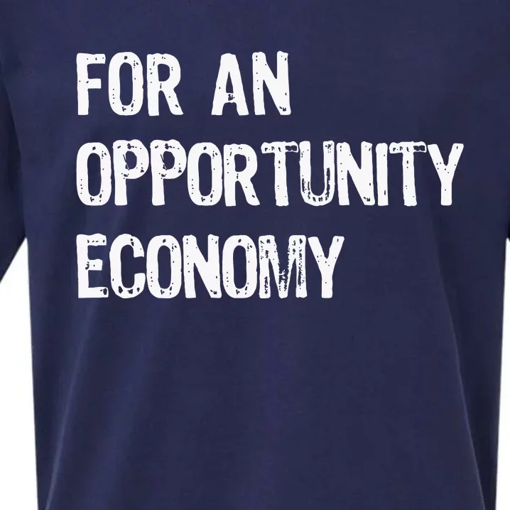 Kamala Harris For An Opportunity Economy Election Sueded Cloud Jersey T-Shirt