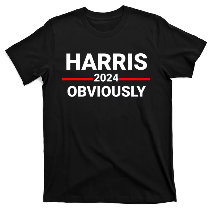 Kamala Harris For President Obviously Harris 2024 Obviously T-Shirt