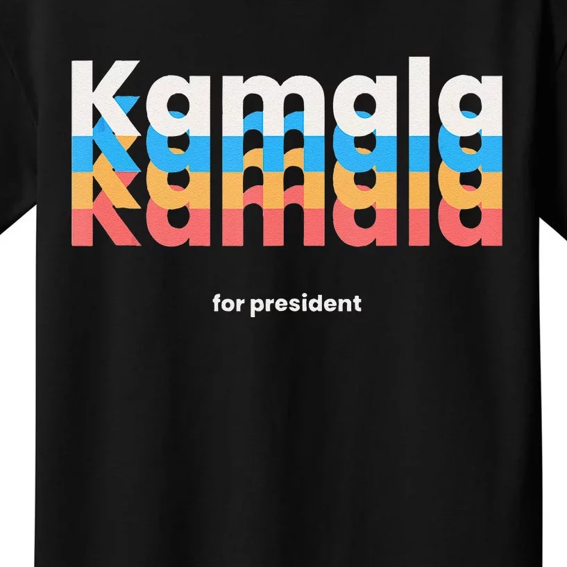 Kamala Harris For President 2024 Harris 2024 Democrat Usa Kids T-Shirt