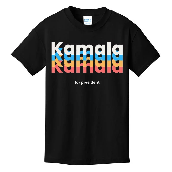 Kamala Harris For President 2024 Harris 2024 Democrat Usa Kids T-Shirt