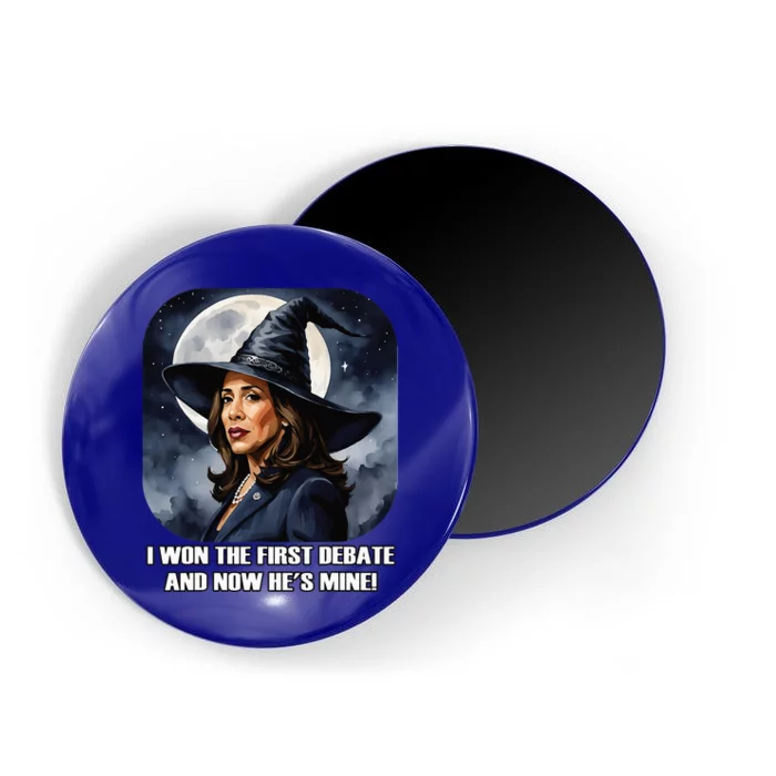 Kamala Harris Funny Debate Election 2024 Won Witch Spell Magnet