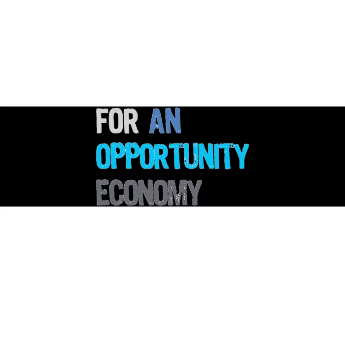 Kamala Harris For An Opportunity Economy Election Bumper Sticker