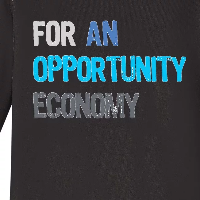 Kamala Harris For An Opportunity Economy Election Baby Long Sleeve Bodysuit