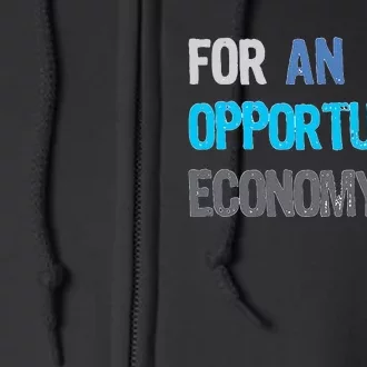 Kamala Harris For An Opportunity Economy Election Full Zip Hoodie