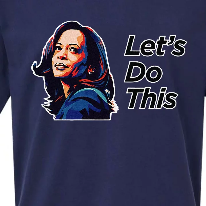 Kamala Harris For President LetS Do This! Sueded Cloud Jersey T-Shirt