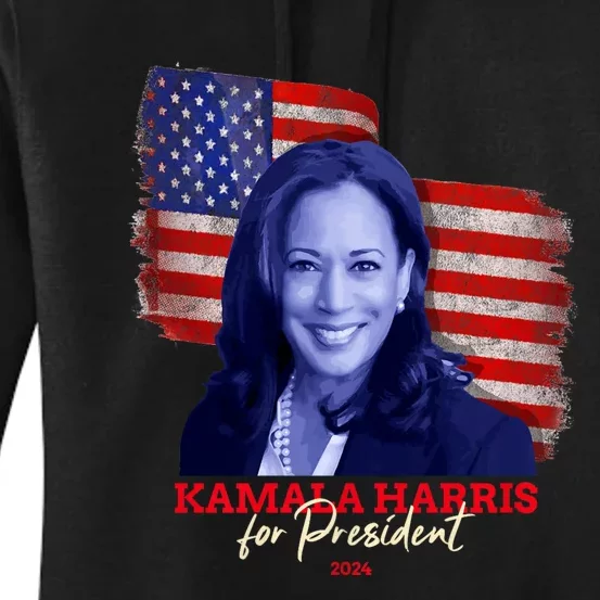 Kamala Harris For President 2024 Madam Vice President Women's Pullover Hoodie