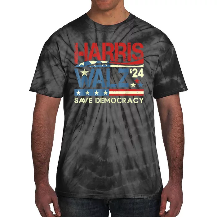 Kamala Harris Forward Harris Waltz For A Brighter Tomorrow Tie-Dye T-Shirt