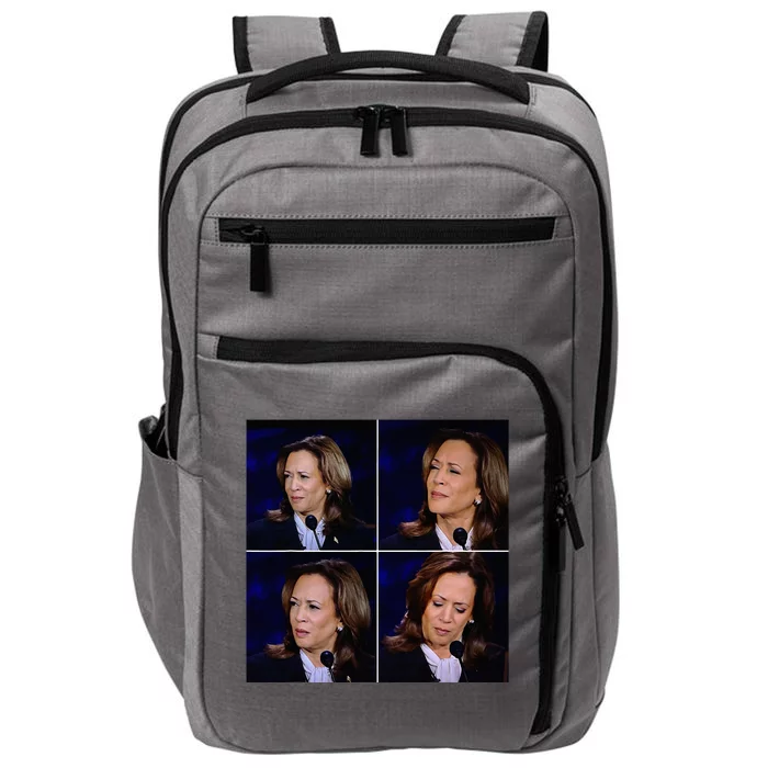 Kamala Harris Funny Reaction Impact Tech Backpack