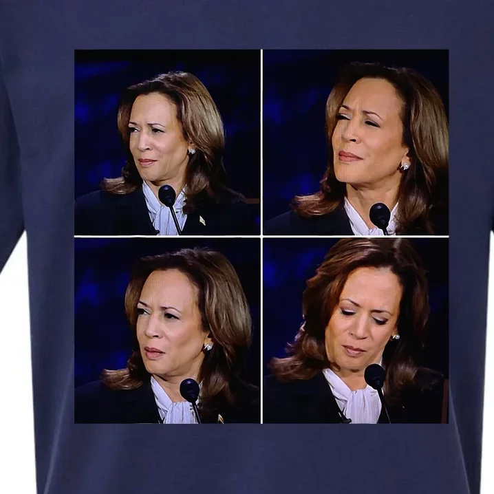 Kamala Harris Funny Reaction Sueded Cloud Jersey T-Shirt