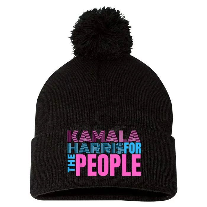 Kamala Harris For The People Pom Pom 12in Knit Beanie