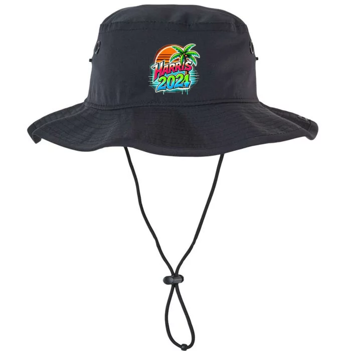 Kamala Harris Graffiti Coconut Tree Political Fashion Legacy Cool Fit Booney Bucket Hat