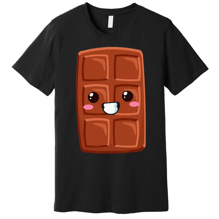 Kawaii Halloween Group Costume Party Smores Chocolate Bar Premium T-Shirt