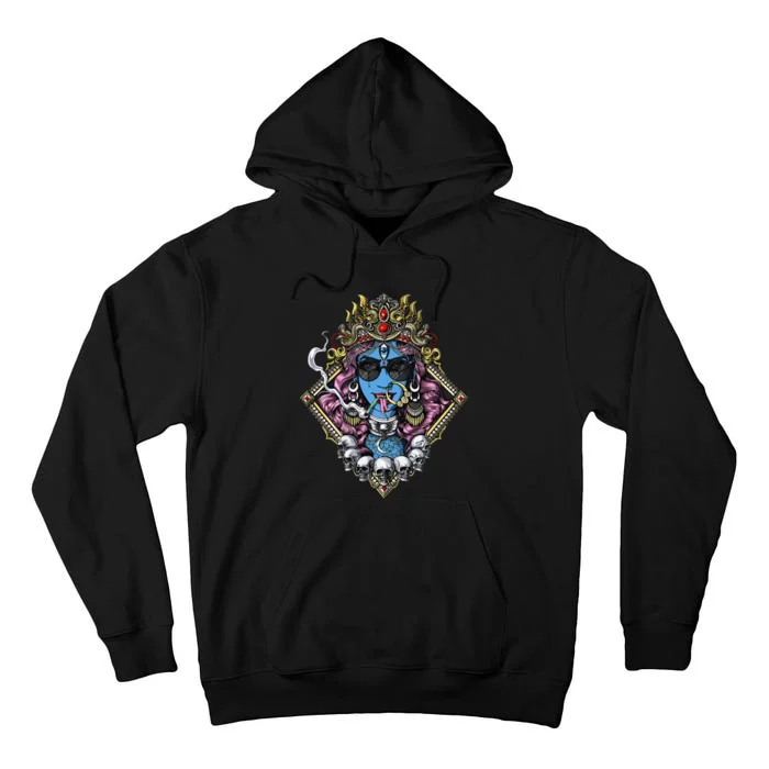 Kali Hindu Goddess Hinduism Deity God Spiritual Zen Gothic Tall Hoodie