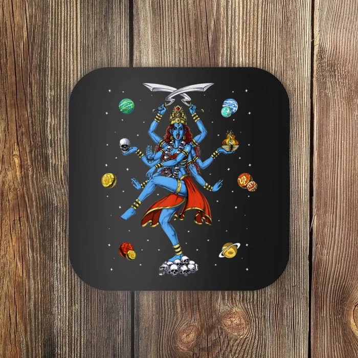 Kali Hindu Goddess Hinduism Deity God Spiritual Zen Yoga Coaster