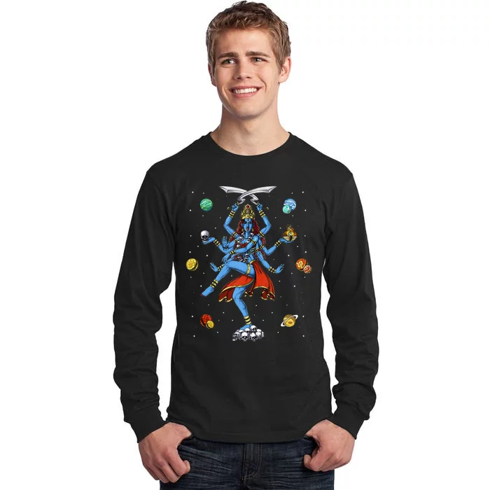 Kali Hindu Goddess Hinduism Deity God Spiritual Zen Yoga Tall Long Sleeve T-Shirt