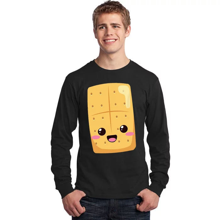 Kawaii Halloween Group Costume Party Smores Graham Cracker Tall Long Sleeve T-Shirt