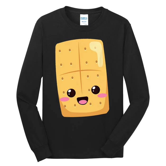 Kawaii Halloween Group Costume Party Smores Graham Cracker Tall Long Sleeve T-Shirt