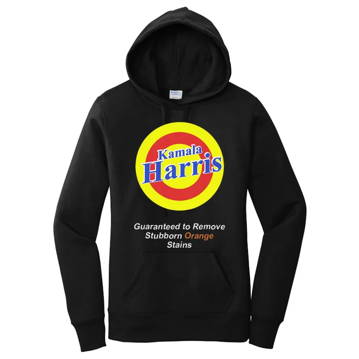 Kamala Harris Guaranteed To Remove Stubborn Orange Stains Women's Pullover Hoodie