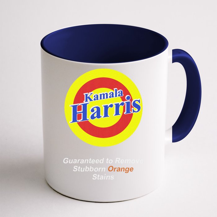 Kamala Harris Guaranteed To Remove Stubborn Orange Stains Front & Back Coffee Mug