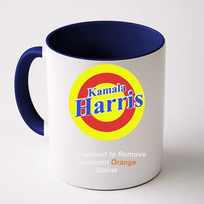 Kamala Harris Guaranteed To Remove Stubborn Orange Stains Front & Back Coffee Mug