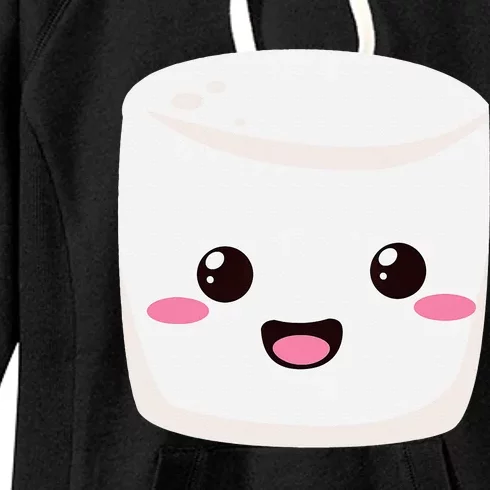 Kawaii Halloween Group Costume Party Smores Marshmallow Women's Fleece Hoodie